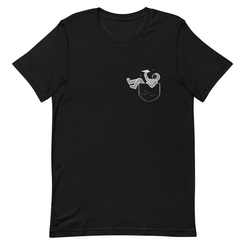 Astronaut Pocket Design T-Shirt