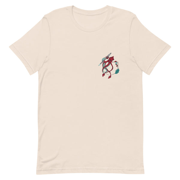 Octopus Pocket Design T-Shirt