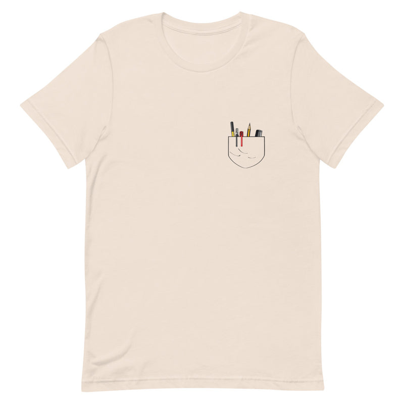 Elegant Pocket Design T-Shirt