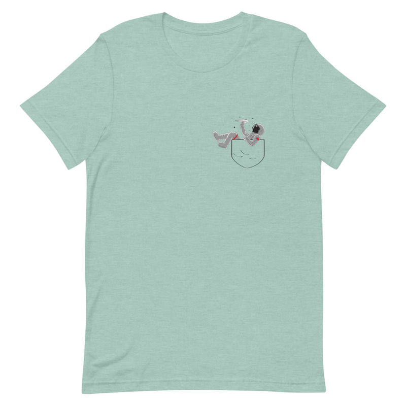 Astronaut Pocket Design T-Shirt