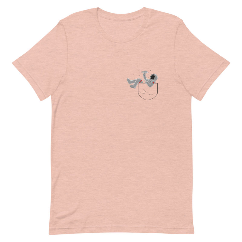 Astronaut Pocket Design T-Shirt