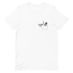 Astronaut Pocket Design T-Shirt