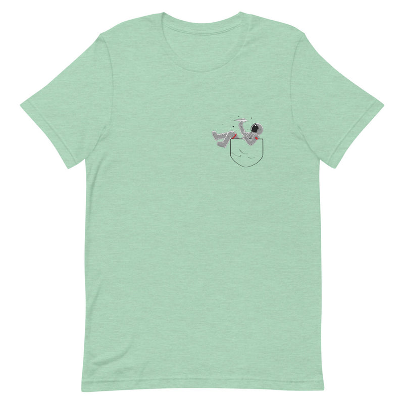 Astronaut Pocket Design T-Shirt