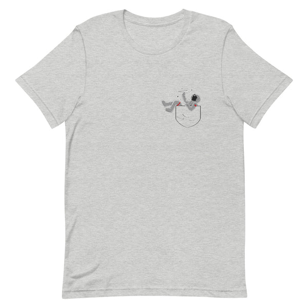 Astronaut Pocket Design T-Shirt