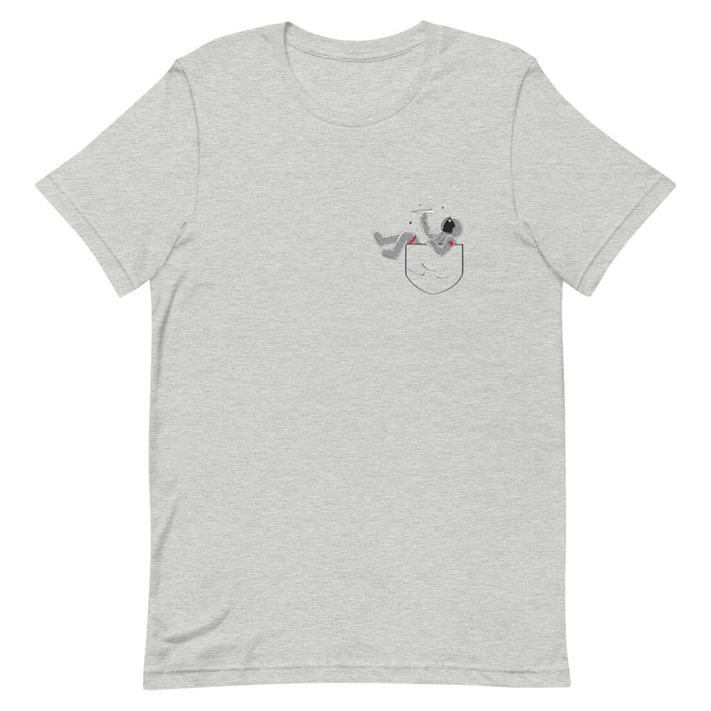 Astronaut Pocket Design T-Shirt